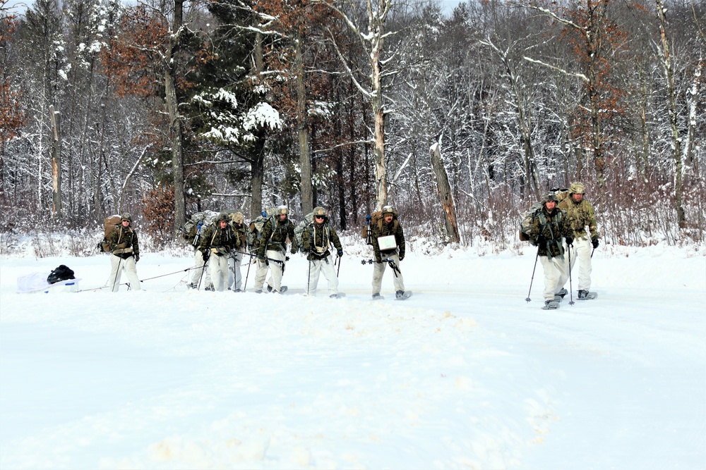 Cold-Weather Operations Course class 21-03 training operations at Fort McCoy