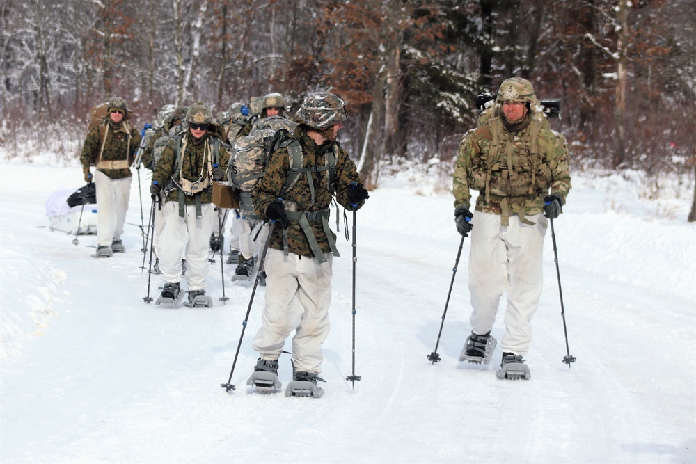 Cold-Weather Operations Course class 21-03 training operations at Fort McCoy