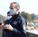 Mayor Eric Garcetti visits vaccination site at Cal State LA