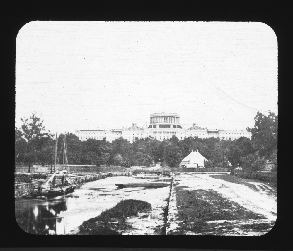 Lantern Slide 10: The Capitol as it appeared in 1861