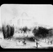 Lantern Slide 6: The Capitol Building as seen from Pennsylvania Avenue in 1831.