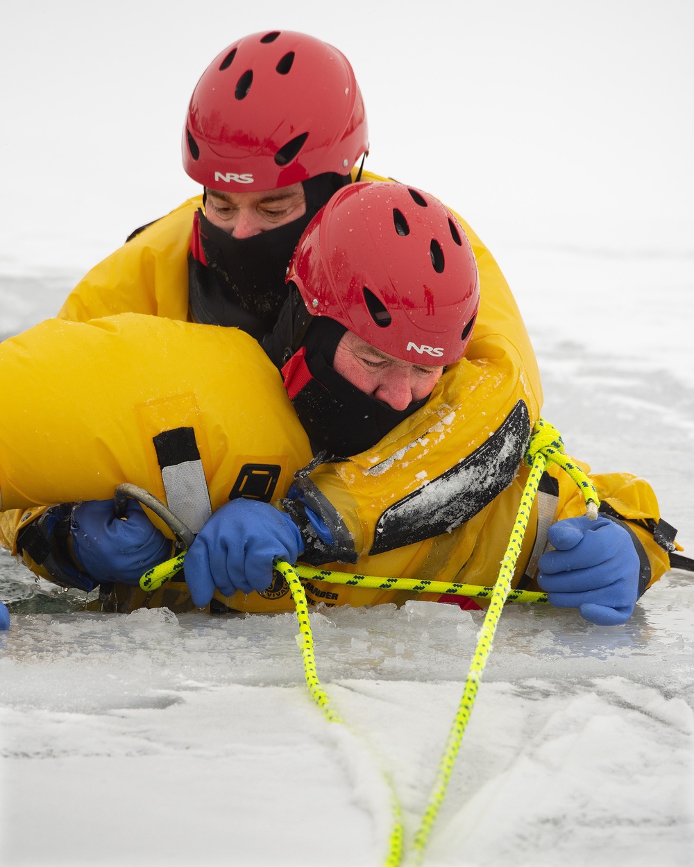 Wright-Patt fire department breaks the ice on rescue operations