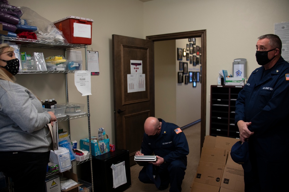 Coast Guard National Strike Force teams assist Oklahoma with vaccine distribution efforts