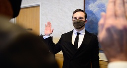 Third Generation Family Member Takes the Oath to Enter Military Service