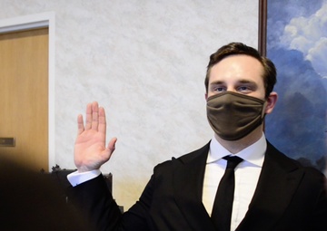 Third Generation Family Member Takes the Oath to Enter Military Service