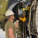 KC-135 Stratotanker engine maintenance