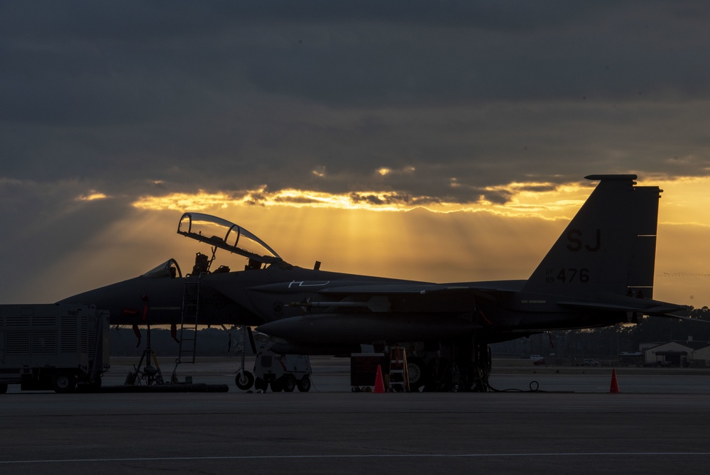 Seymour Johnson Air Force Base Flightline