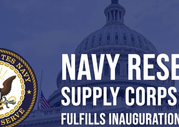 Despite Pandemic, Reserve Supply Corps Team Fulfills Inauguration Mission