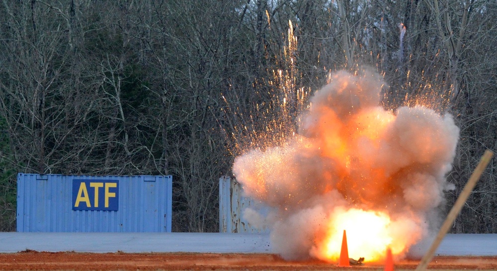 Bureau of Alcohol, Tobacco, Firearms and Explosives (ATF) Hosts Explosives Demonstration on Redstone Arsenal