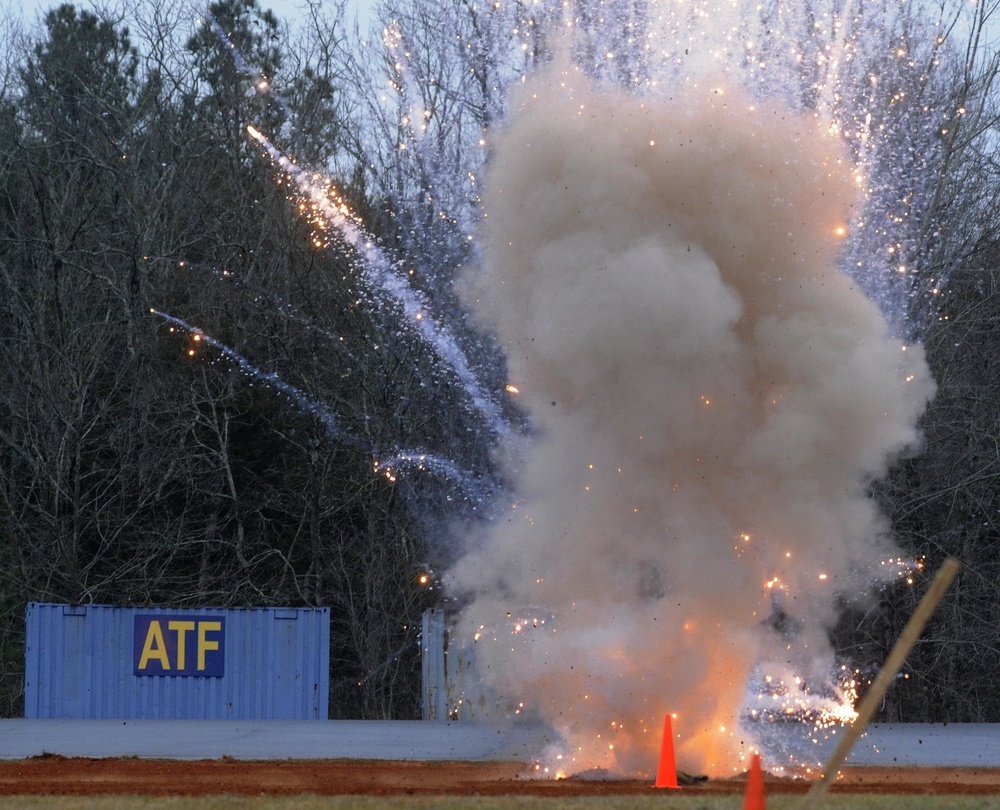 Bureau of Alcohol, Tobacco, Firearms and Explosives (ATF) Hosts Explosives Demonstration on Redstone Arsenal