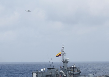 USS James E. Williams Conducts Passing Exercise with Colombian Navy