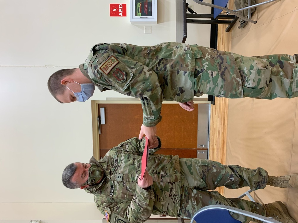 88th Readiness Division Commanding General gets first round of COVID-19 vaccine
