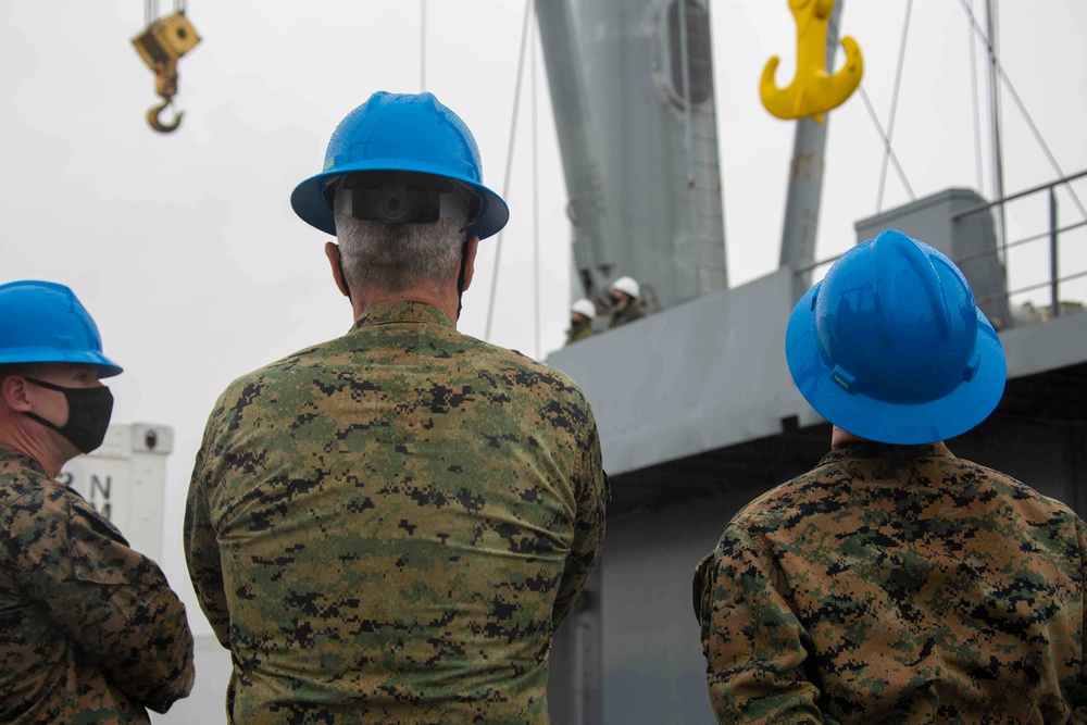 3rd MAW CG Tours USS Curtiss