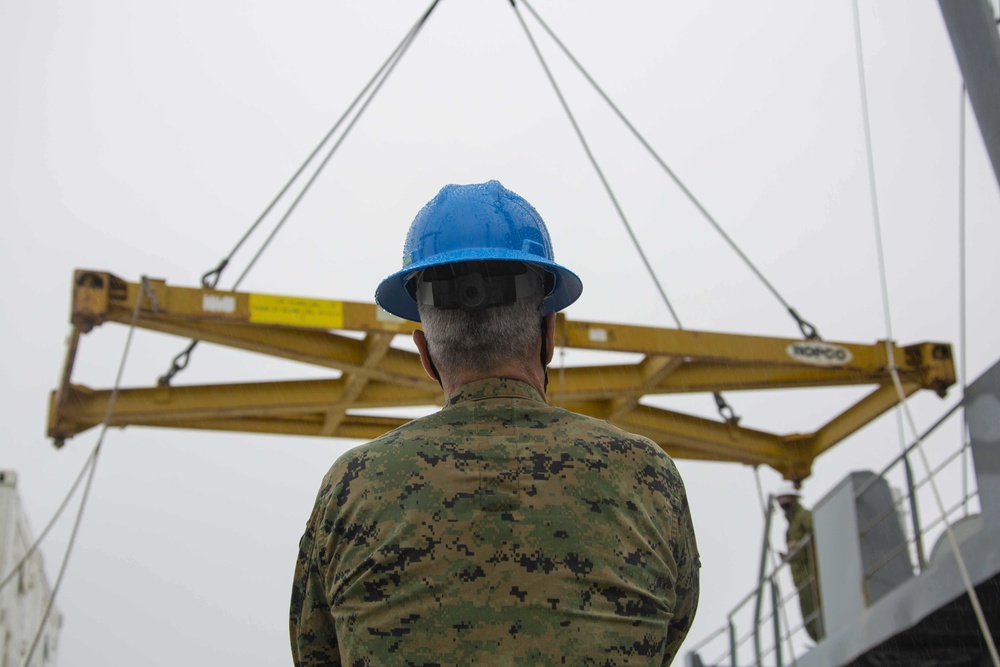 3rd MAW CG Tours USS Curtiss