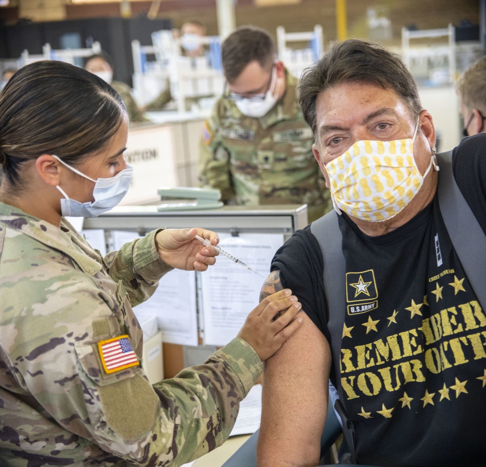 402nd AFSB receives vaccinations while continuing to mitigate COVID-19