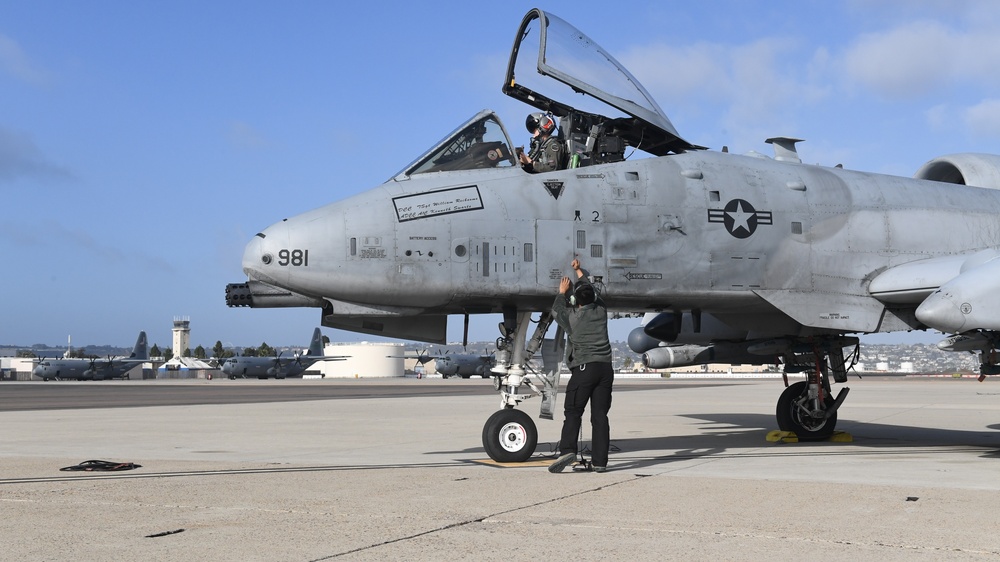 A-10 Thunderbolt II Aircraft Support Winter Fury '21 Exercise