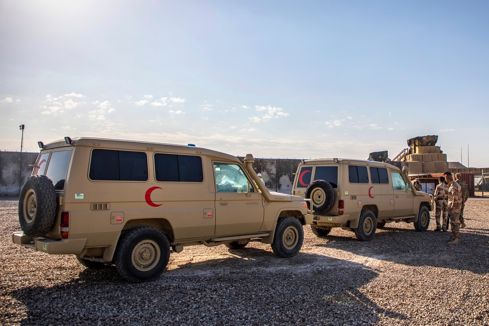 Iraqi Security Forces Receive Needed Equipment at AAAB