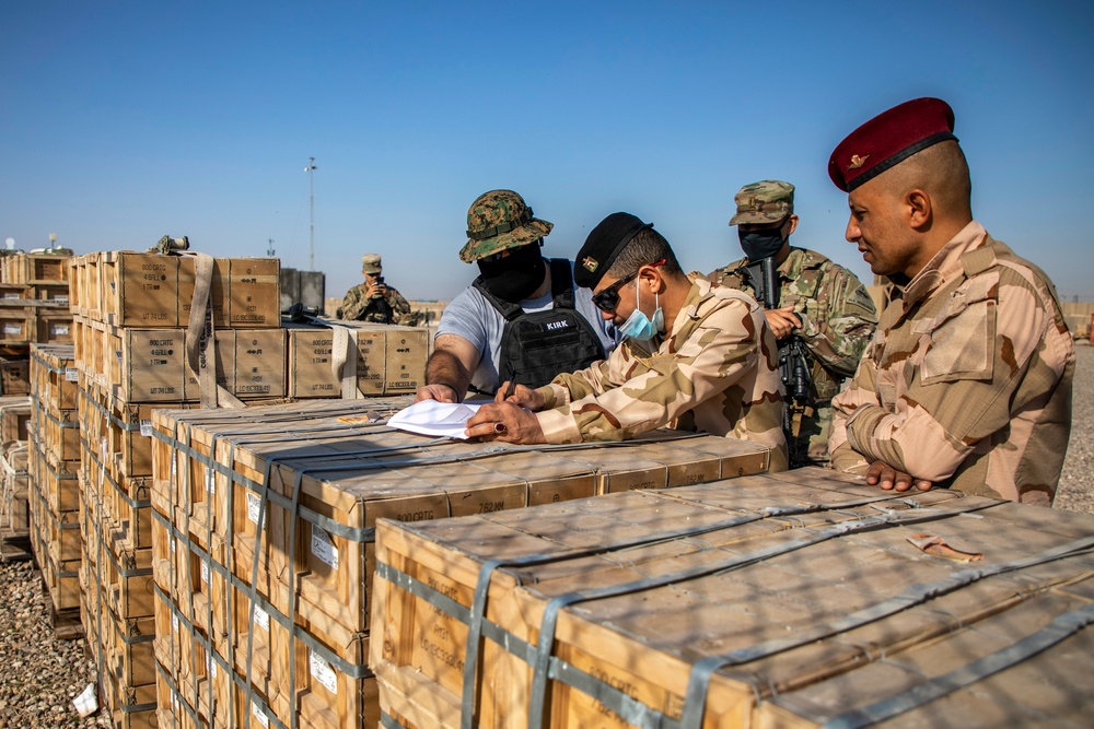 Iraqi Security Forces Receive Needed Equipment at AAAB