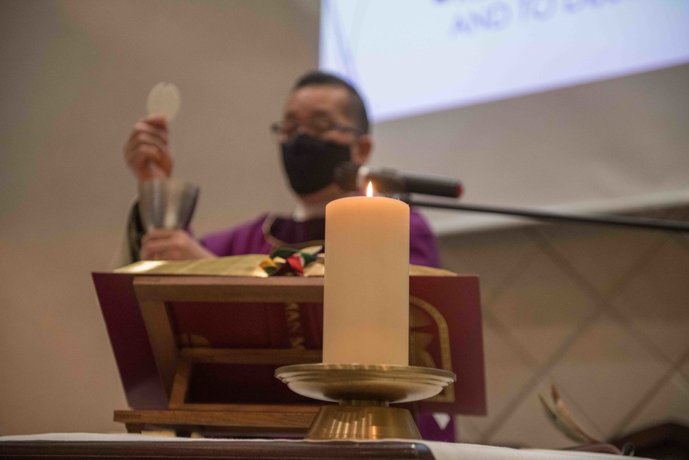 NSA Naples Ash Wednesday Mass