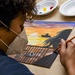 USS Carl Vinson (CVN 70) Sailors Paint Canvases For MWR Competition
