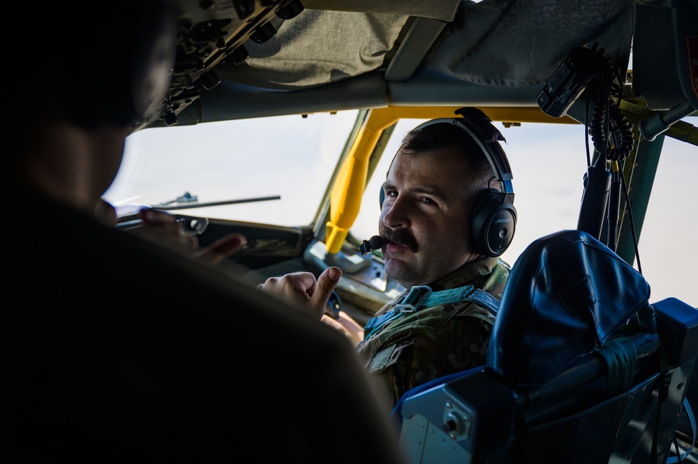 KC-135 soars over CENTCOM AOR