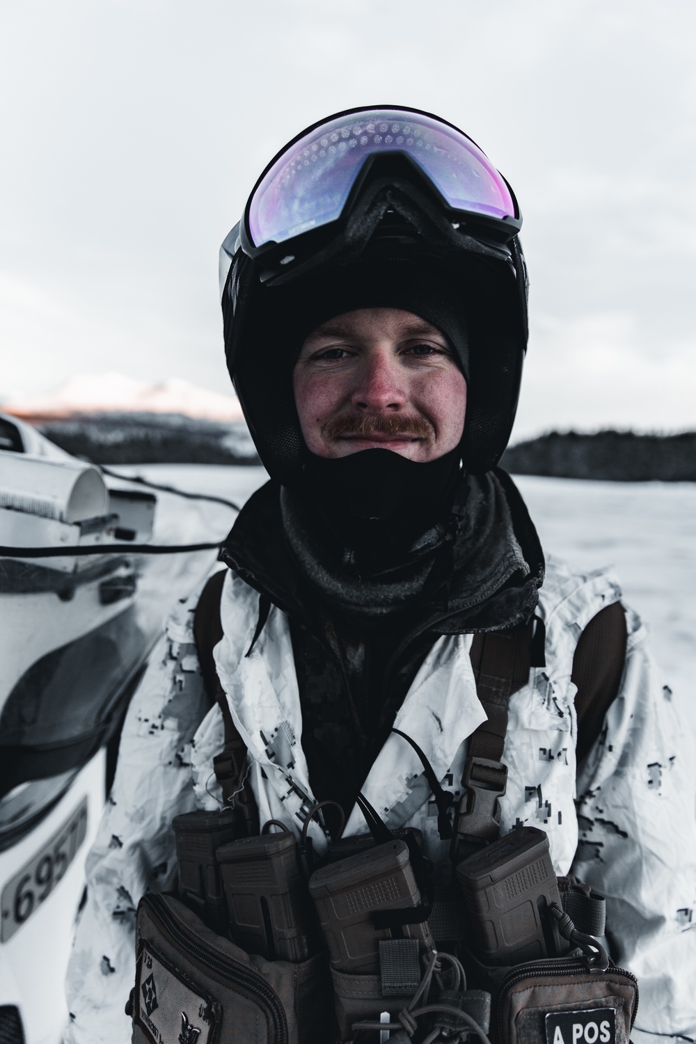 We Ride at Nightfall: MRF-E Marines Conduct Snowmobile Training