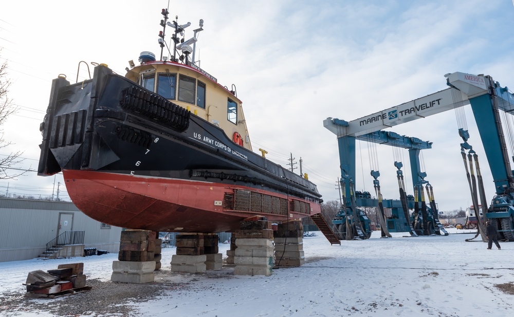 Inspection of the &quot;Donlon&quot; tug