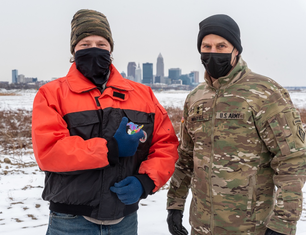 Major General Robert F. Whittle, Jr. visits the USACE Buffalo District's Cleveland field office