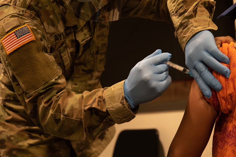 531st Hospital Center assists COVID Vaccine Response