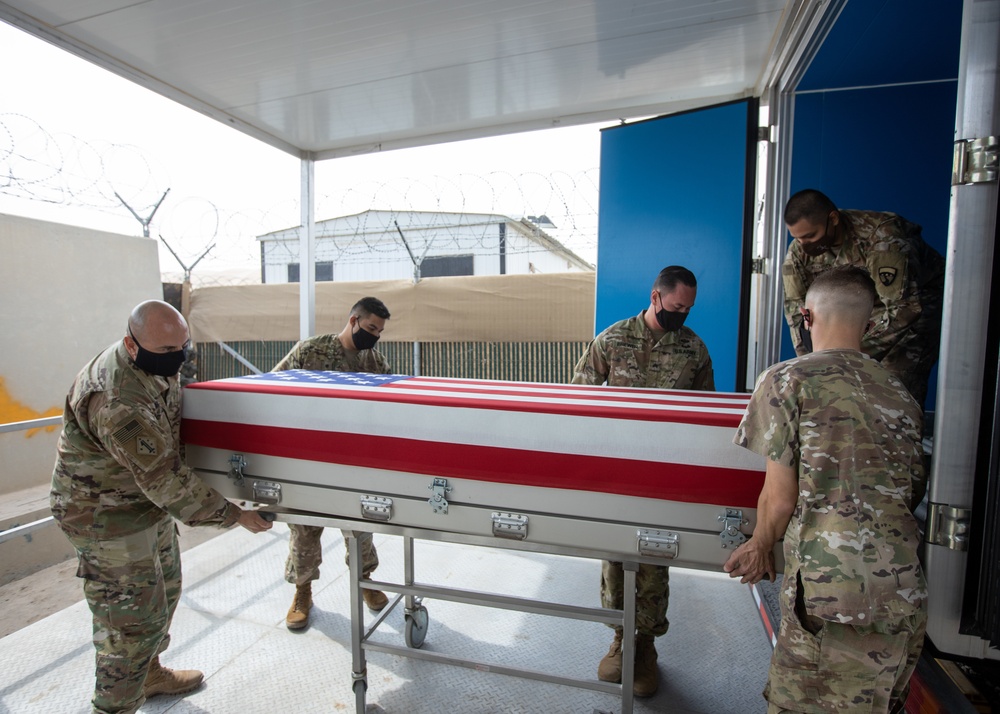 387th QM Mortuary Affairs Stays Ready to Assist Fallen Heros