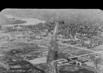 Lantern Slide 30: Virginia Avenue and Foggy Bottom after 1903.
