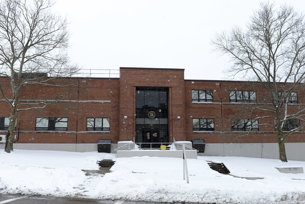 Snow Falls at Wright-Patt