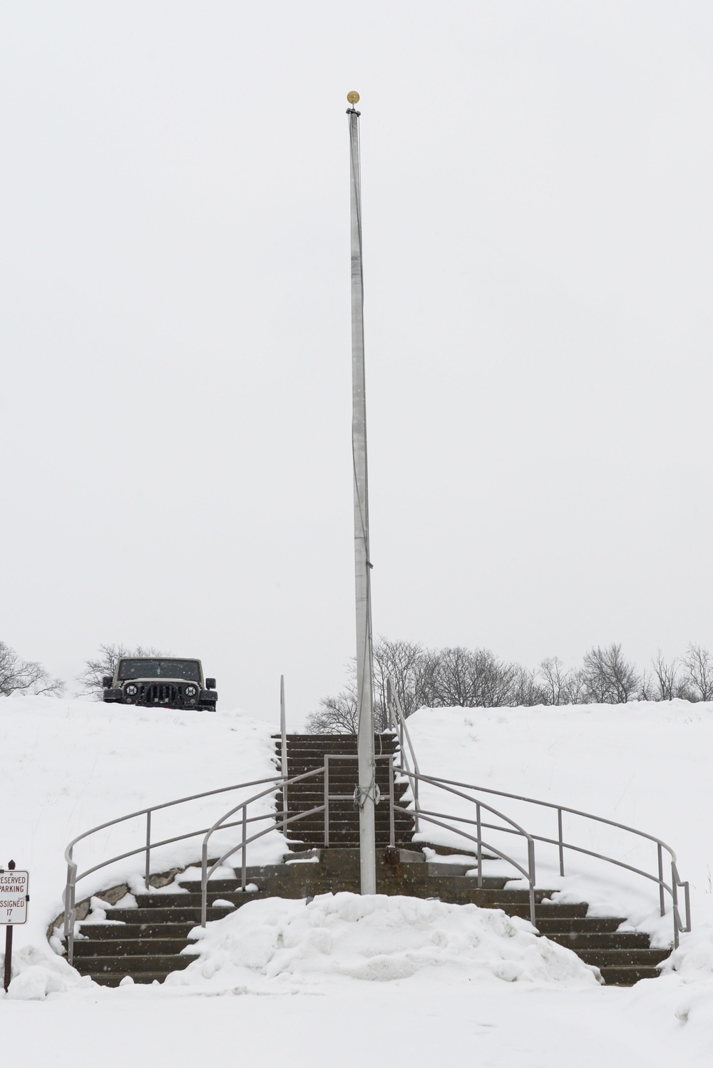 Snow Falls at Wright-Patt