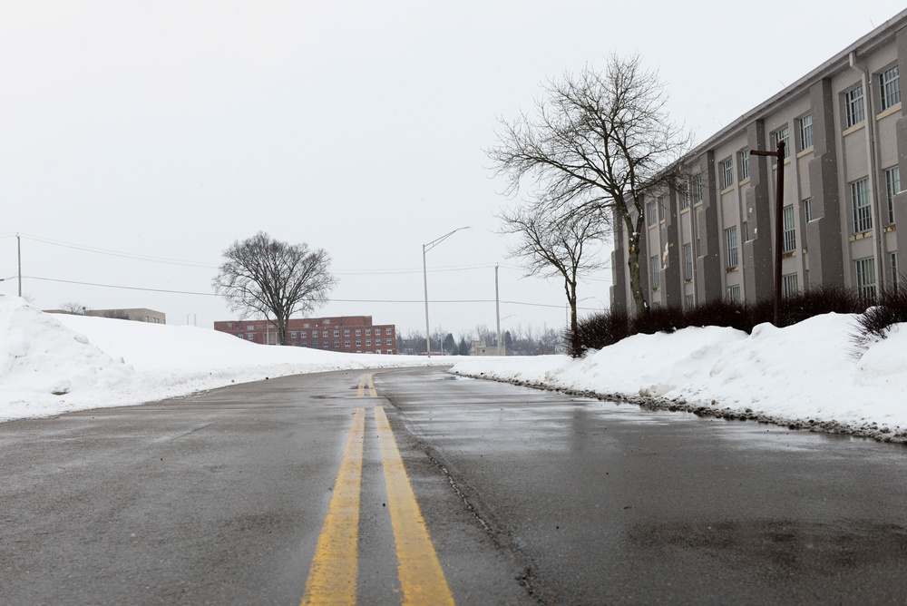 Snow Falls at Wright-Patt