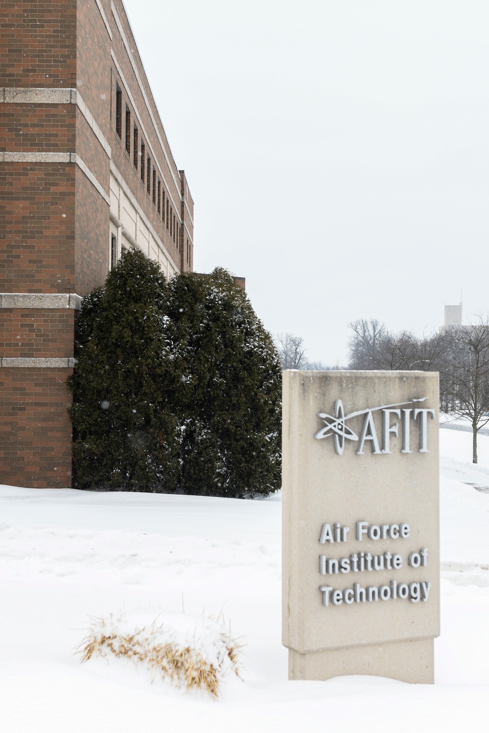 Snow Falls at Wright-Patt