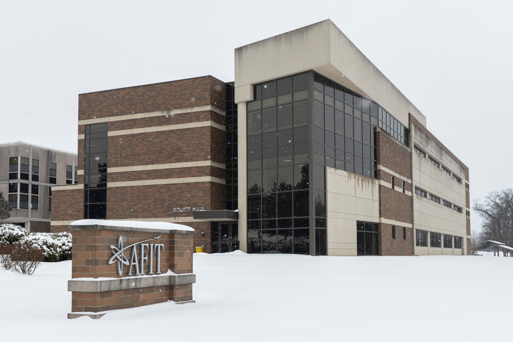 Snow Falls at Wright-Patt