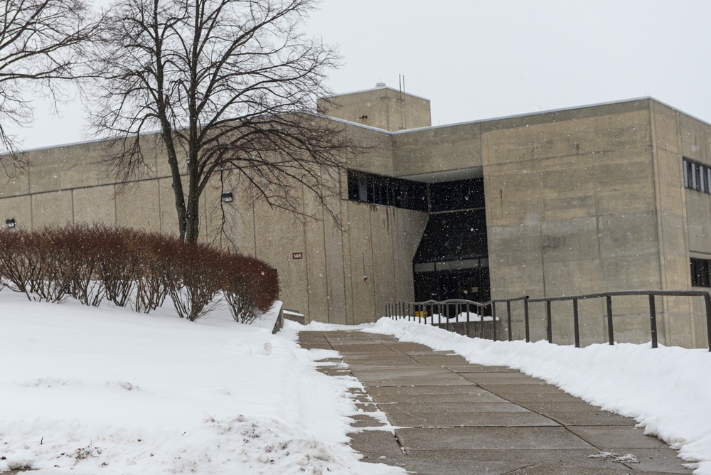 Snow Falls at Wright-Patt