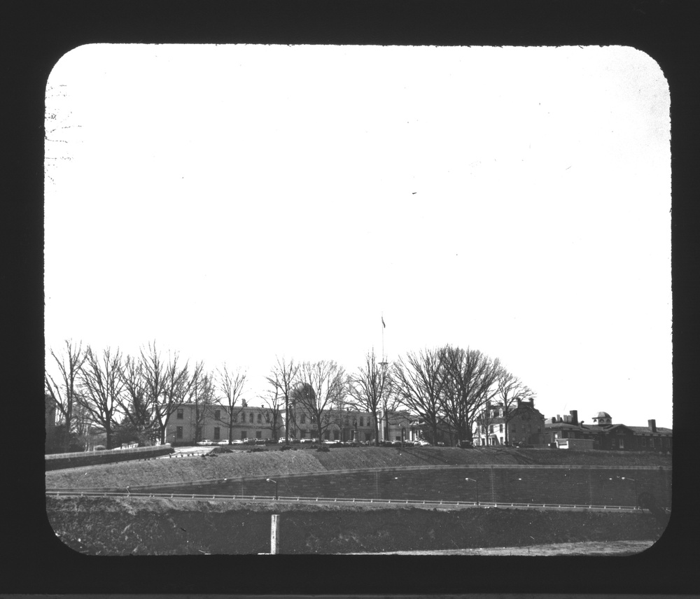 Lantern Slide 39: Old Naval Observatory, viewed from the north; about 1935.