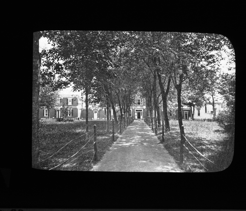Lantern Slide 37: Present site of the old observatory from 23rd Street and Virginia Avenue, April 1965.