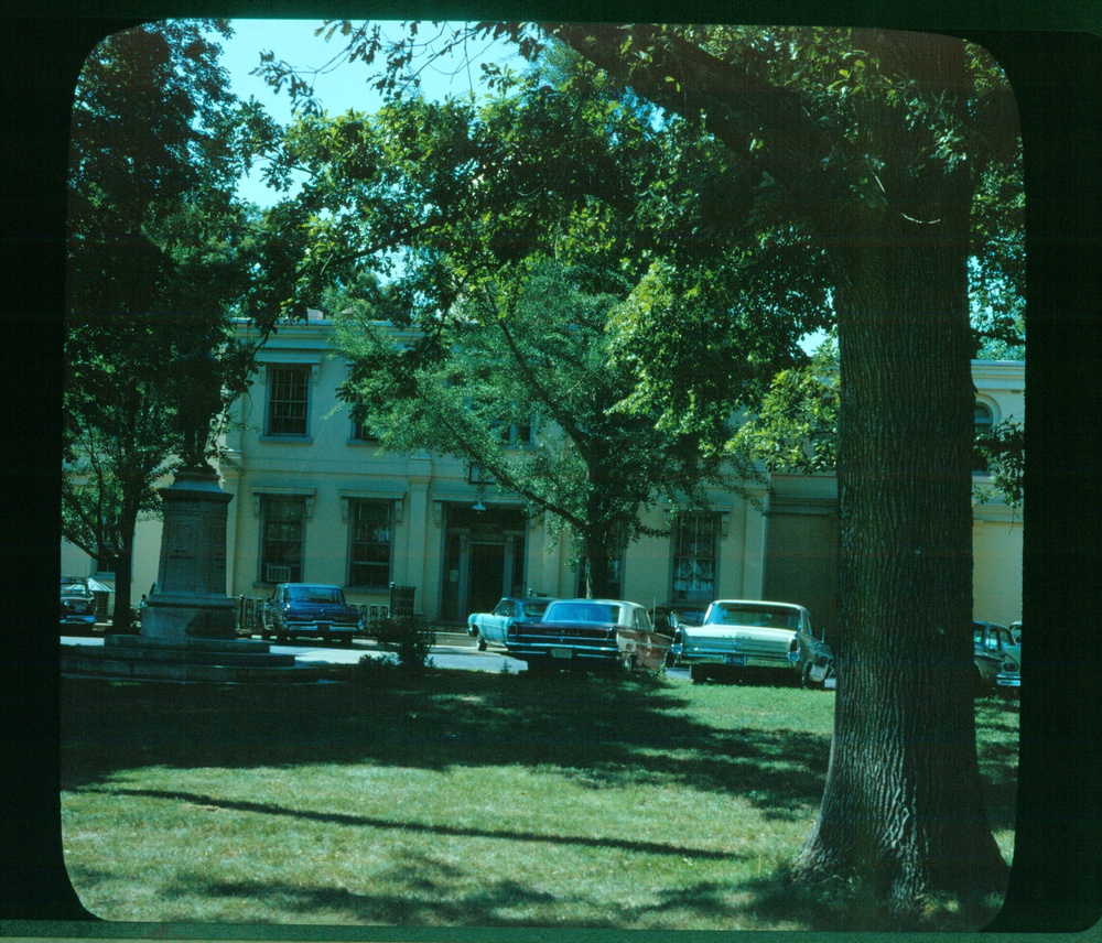 Lantern Slide 41: View of the front of the old observatory taken in 1964.