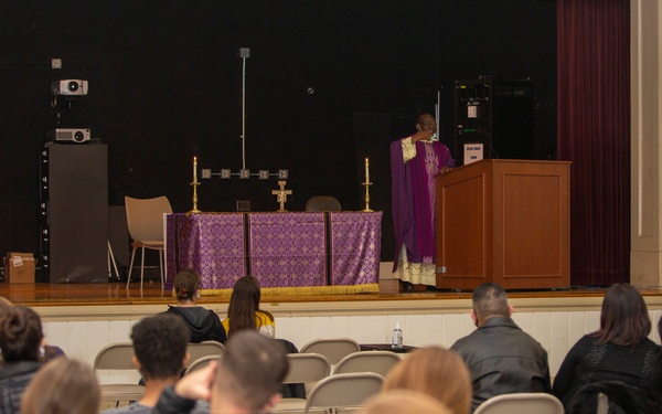 U.S. service members and families begin Lent on Camp Lejeune