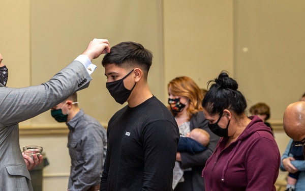 U.S. service members and families begin Lent on Camp Lejeune