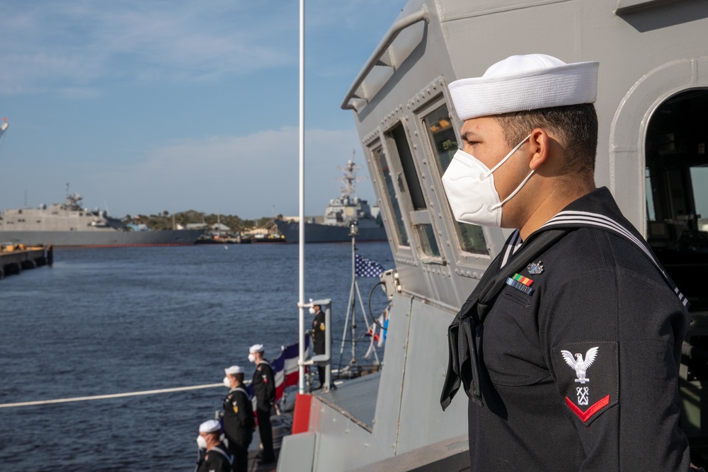 USS Tornado Decommissioning Ceremony