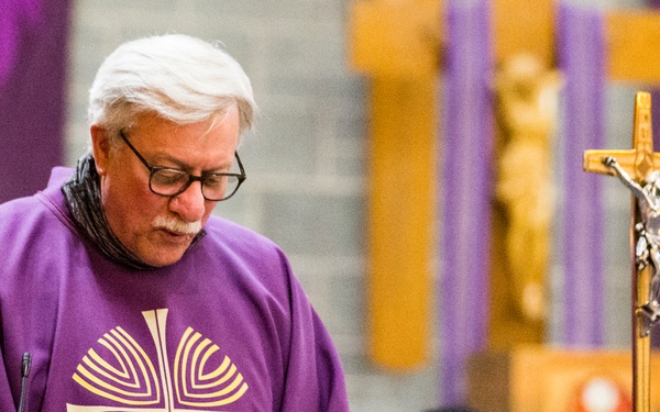 MCAS New River service members, family members observe Ash Wednesday services