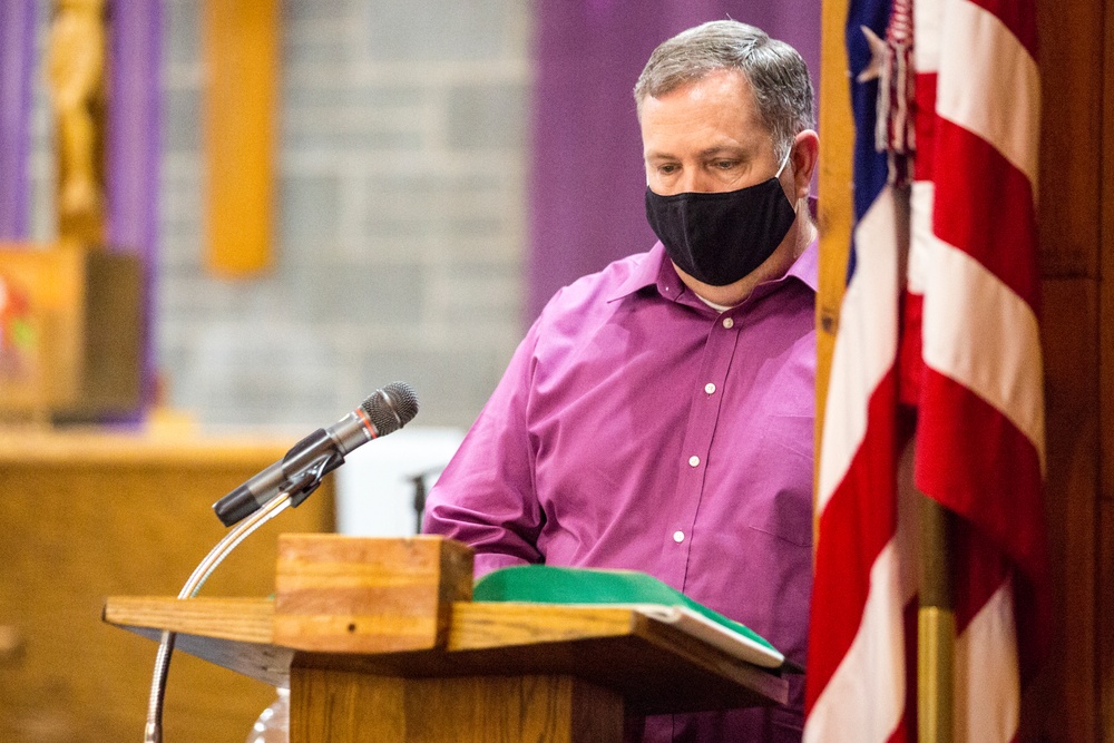 MCAS New River service members, family members observe Ash Wednesday services