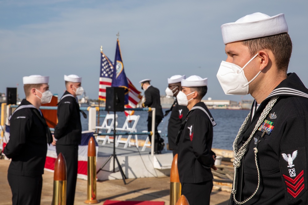 USS Tornado Decommissioning Ceremony