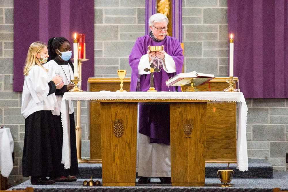 MCAS New River service members, family members observe Ash Wednesday services