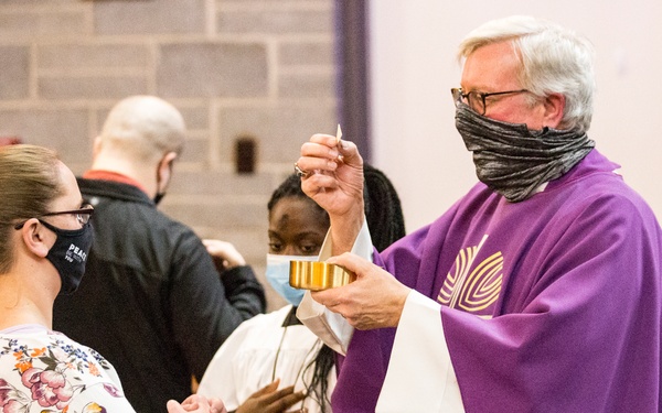 MCAS New River service members, family members observe Ash Wednesday services