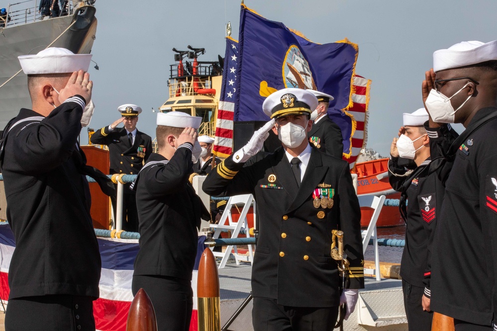 USS Tornado Decommissioning Ceremony