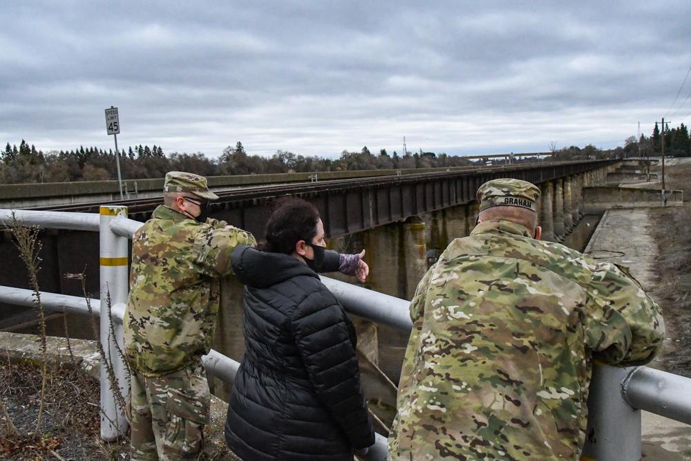 MG Graham visits Sacramento area project sites